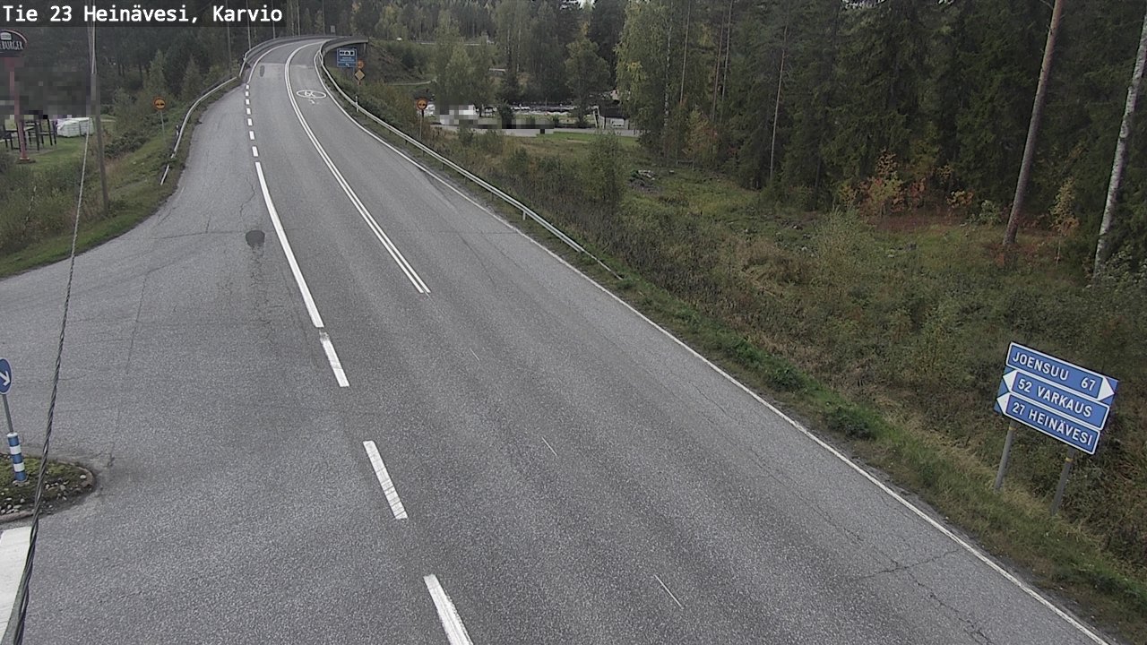 Kelikamerat Kuva Tie 23 Heinävesi, Karvio, Heinävesi, Pohjois-Karjala