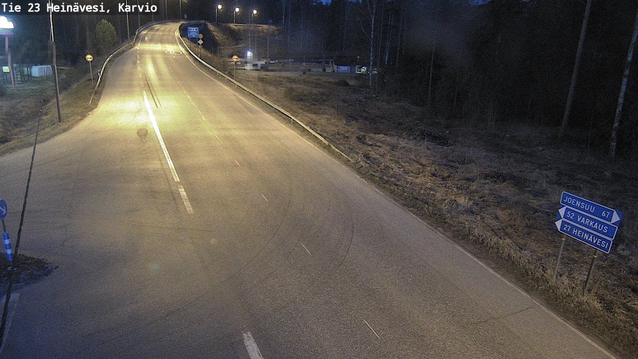 Kelikamerat Kuva Tie 23 Heinävesi, Karvio, Heinävesi, Pohjois-Karjala