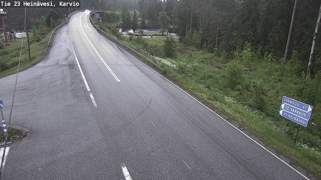 Kelikamerat Kuva Tie 23 Heinävesi, Karvio, Heinävesi, Pohjois-Karjala