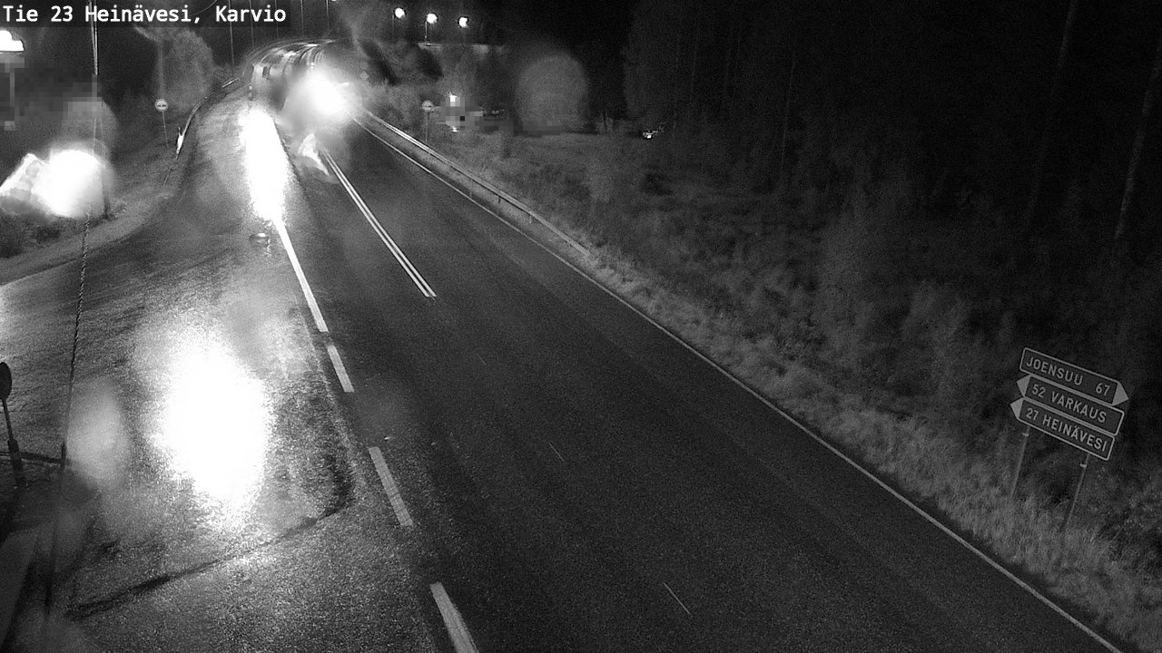 Weather Camera Image Väg 23 Heinävesi, Karvio, Heinävesi, Pohjois-Karjala