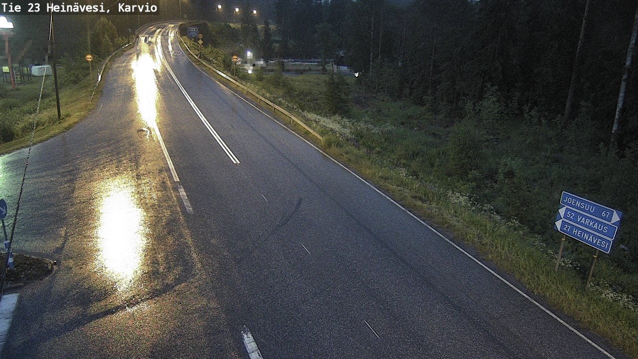 Kelikamerat Kuva Tie 23 Heinävesi, Karvio, Heinävesi, Pohjois-Karjala