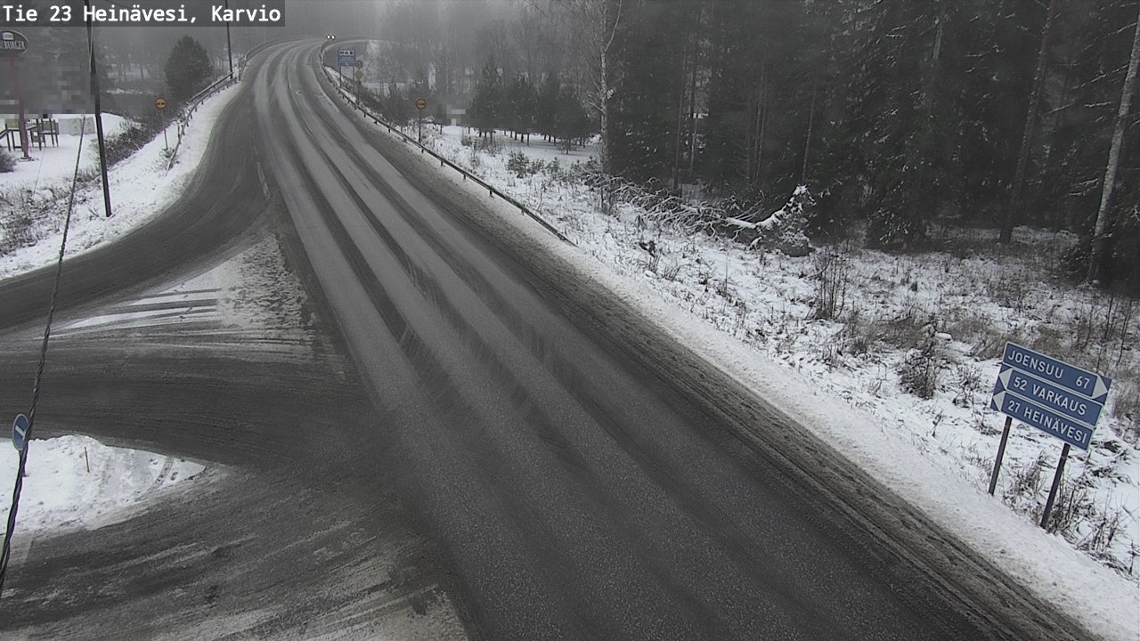 Weather Camera Image Road 23 Heinävesi, Karvio, Heinävesi, Pohjois-Karjala