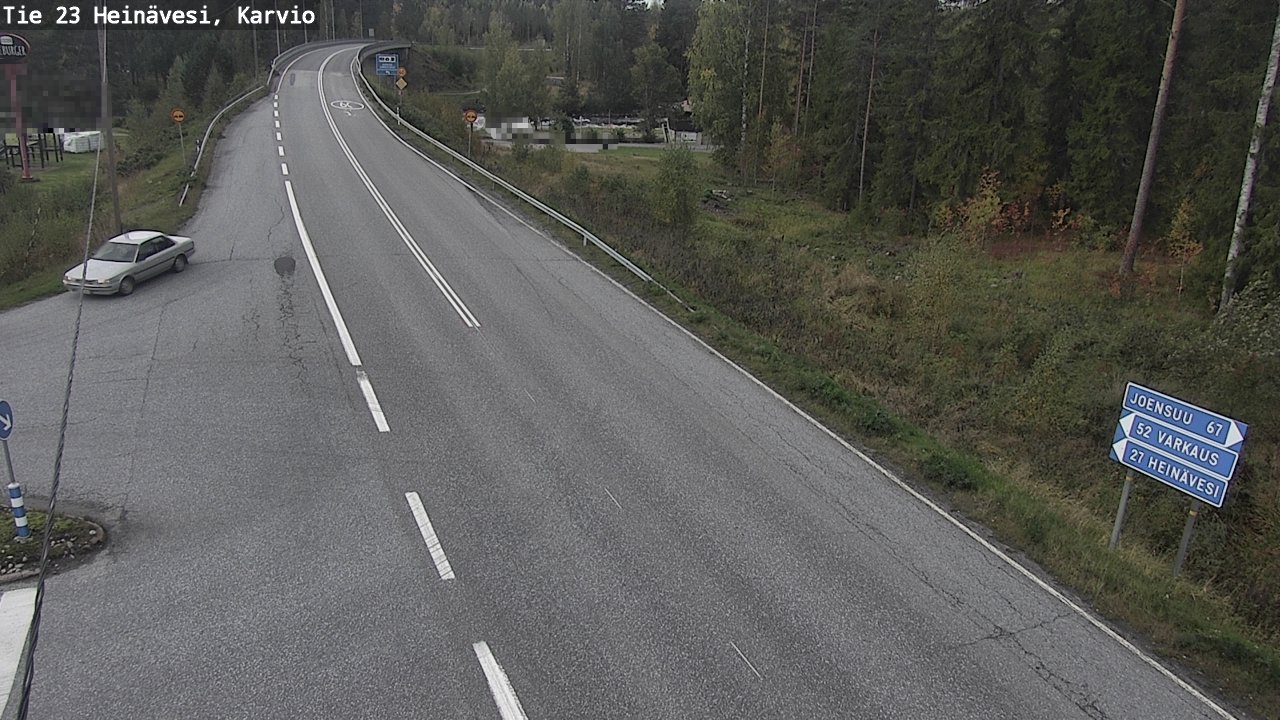Kelikamerat Kuva Tie 23 Heinävesi, Karvio, Heinävesi, Pohjois-Karjala