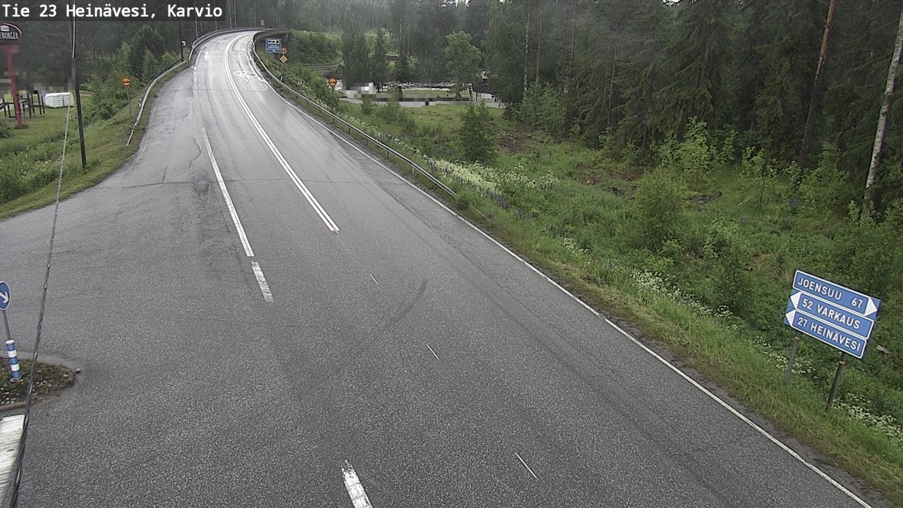 Kelikamerat Kuva Tie 23 Heinävesi, Karvio, Heinävesi, Pohjois-Karjala