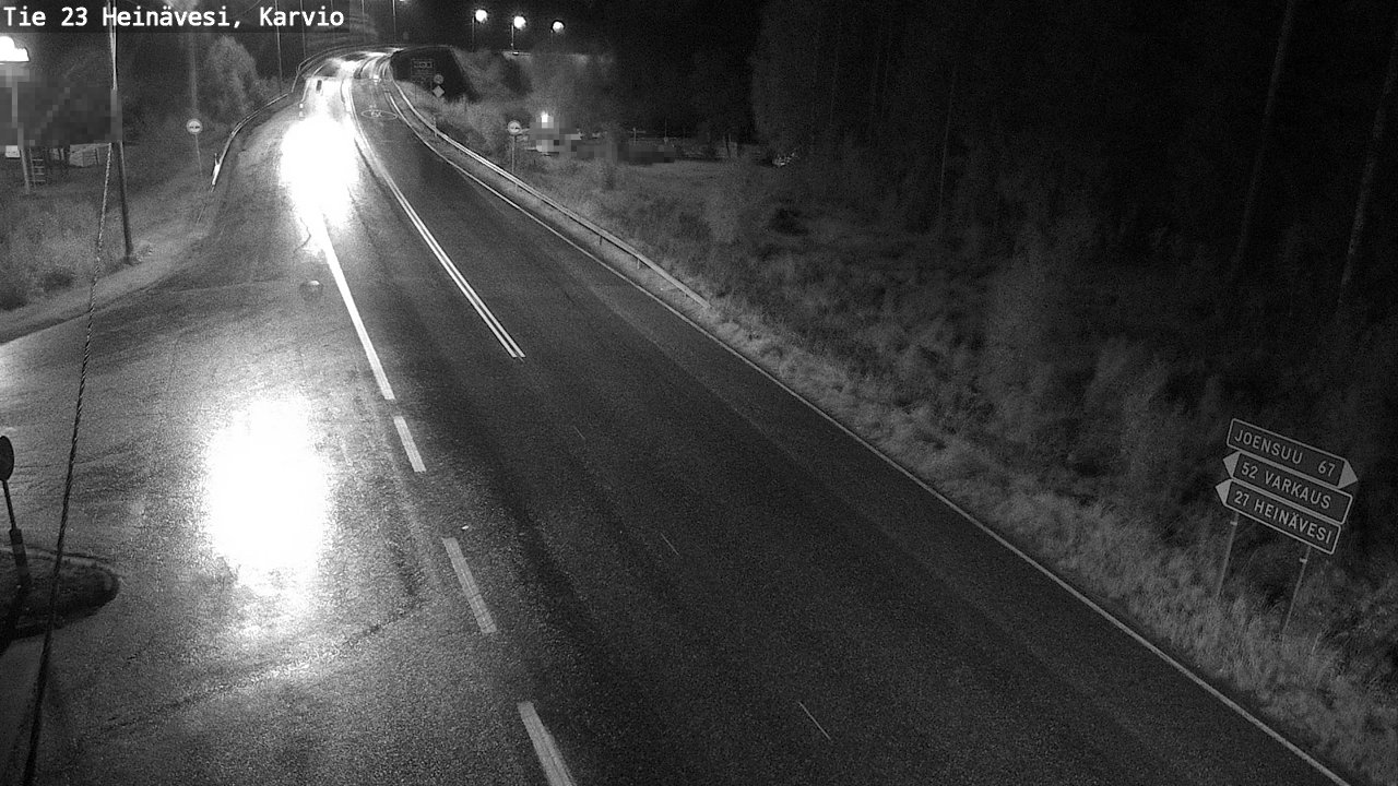 Weather Camera Image Väg 23 Heinävesi, Karvio, Heinävesi, Pohjois-Karjala