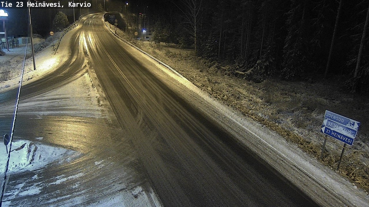 Weather Camera Image Väg 23 Heinävesi, Karvio, Heinävesi, Pohjois-Karjala