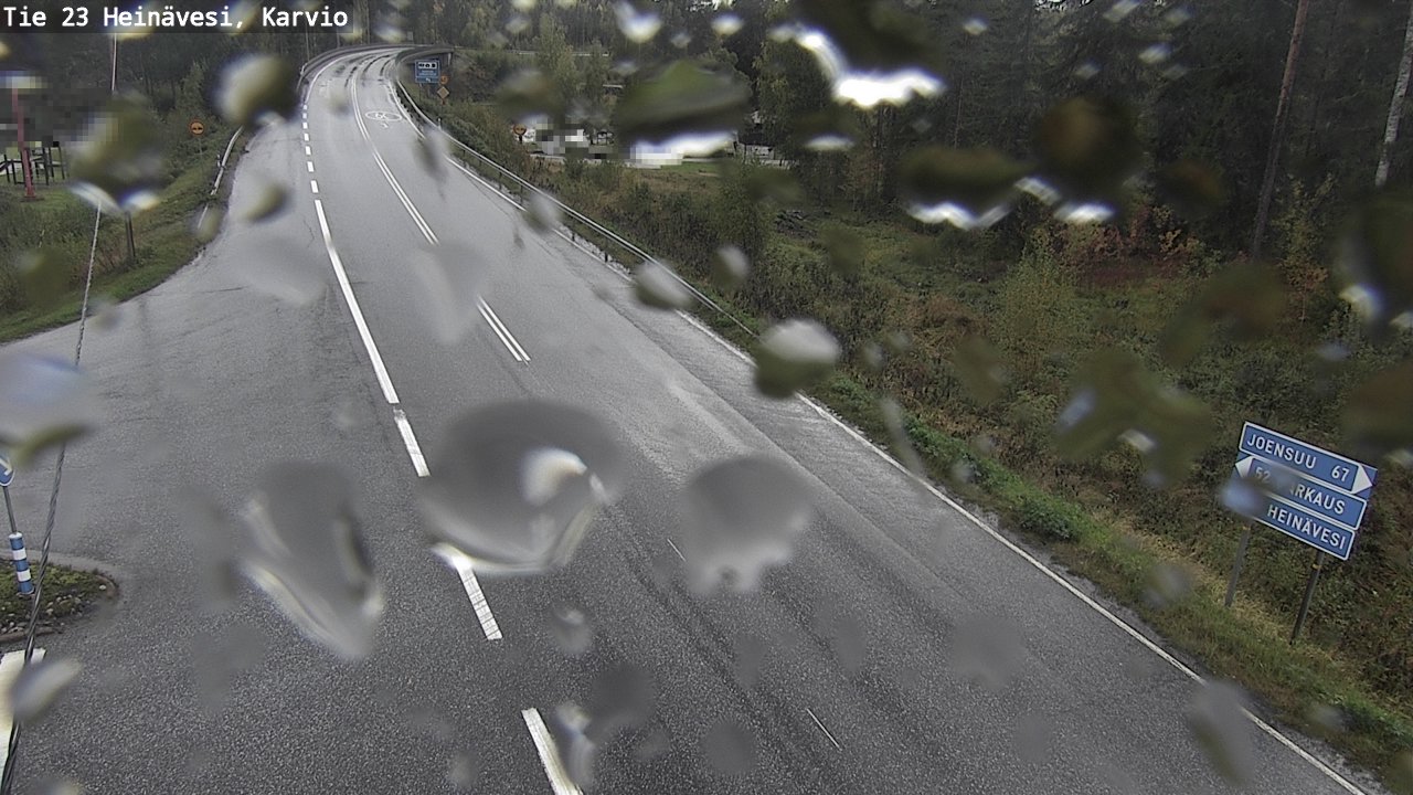 Weather Camera Image Väg 23 Heinävesi, Karvio, Heinävesi, Pohjois-Karjala