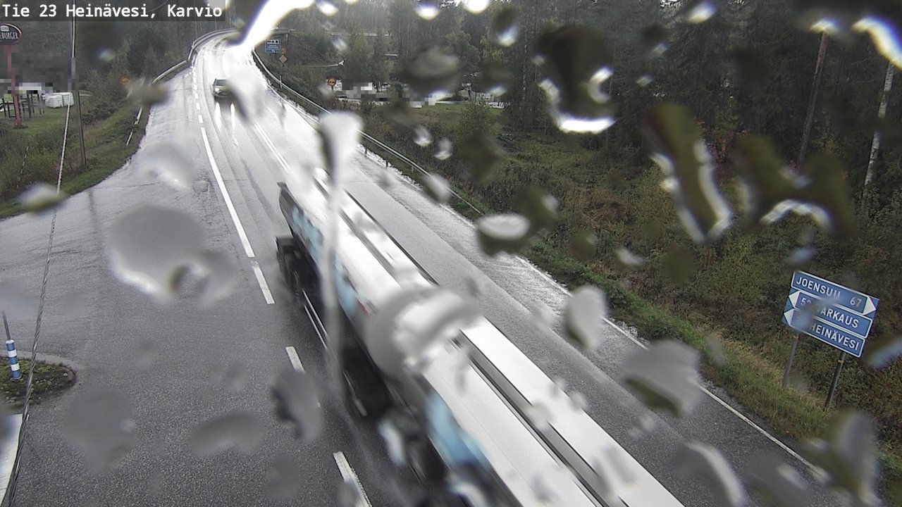 Weather Camera Image Väg 23 Heinävesi, Karvio, Heinävesi, Pohjois-Karjala