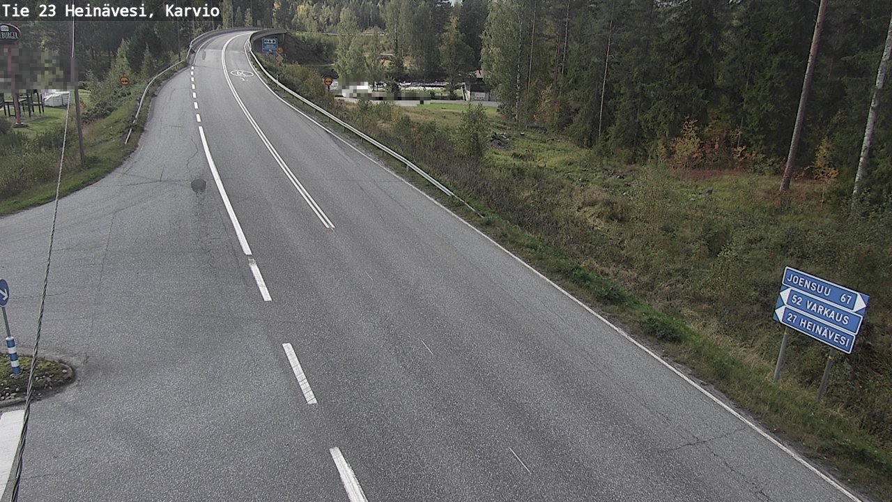 Kelikamerat Kuva Tie 23 Heinävesi, Karvio, Heinävesi, Pohjois-Karjala