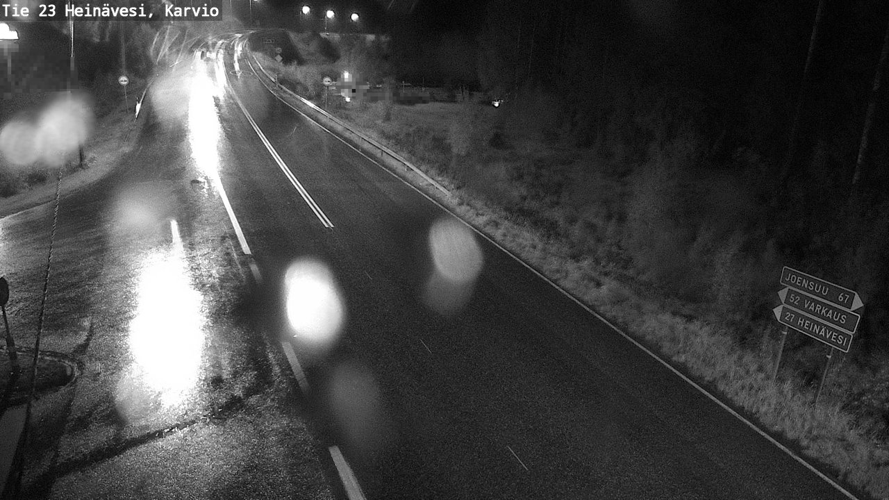 Weather Camera Image Väg 23 Heinävesi, Karvio, Heinävesi, Pohjois-Karjala