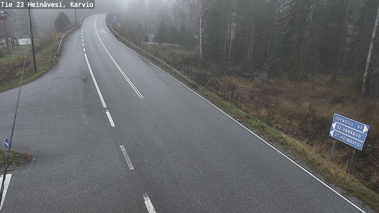 Kelikamerat Kuva Tie 23 Heinävesi, Karvio, Heinävesi, Pohjois-Karjala