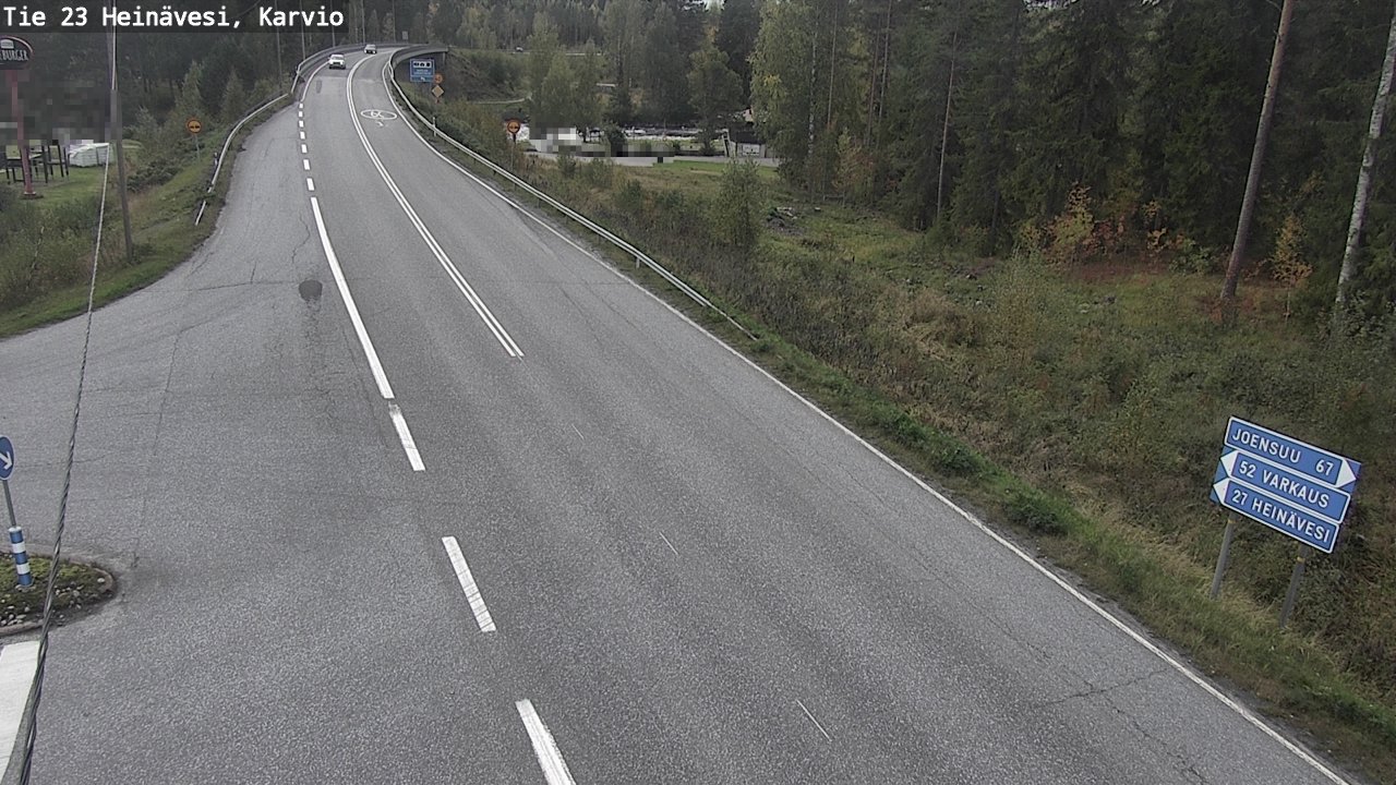 Kelikamerat Kuva Tie 23 Heinävesi, Karvio, Heinävesi, Pohjois-Karjala