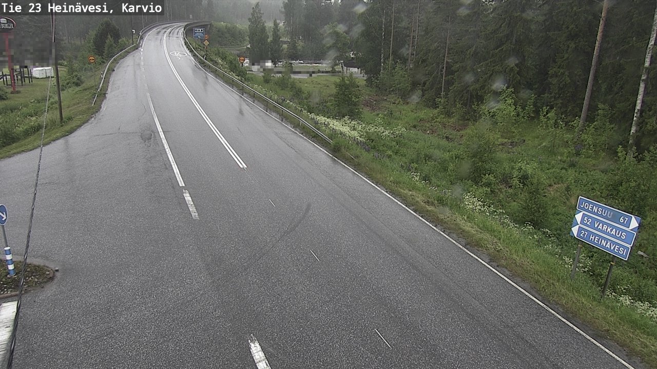 Kelikamerat Kuva Tie 23 Heinävesi, Karvio, Heinävesi, Pohjois-Karjala