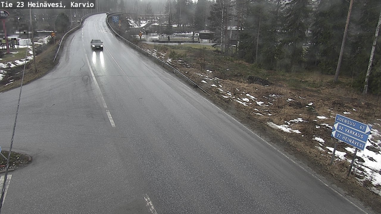 Weather Camera Image Road 23 Heinävesi, Karvio, Heinävesi, Pohjois-Karjala