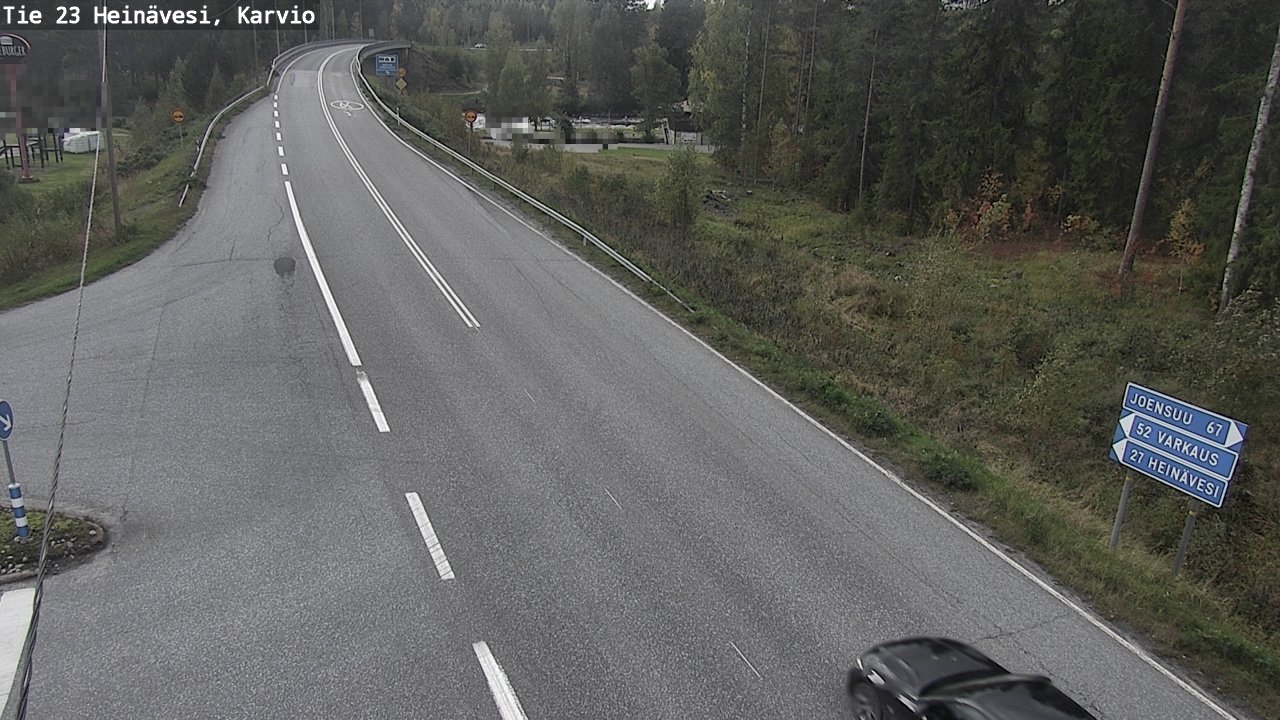 Weather Camera Image Road 23 Heinävesi, Karvio, Heinävesi, Pohjois-Karjala
