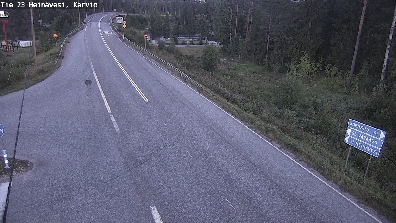 Kelikamerat Kuva Tie 23 Heinävesi, Karvio, Heinävesi, Pohjois-Karjala