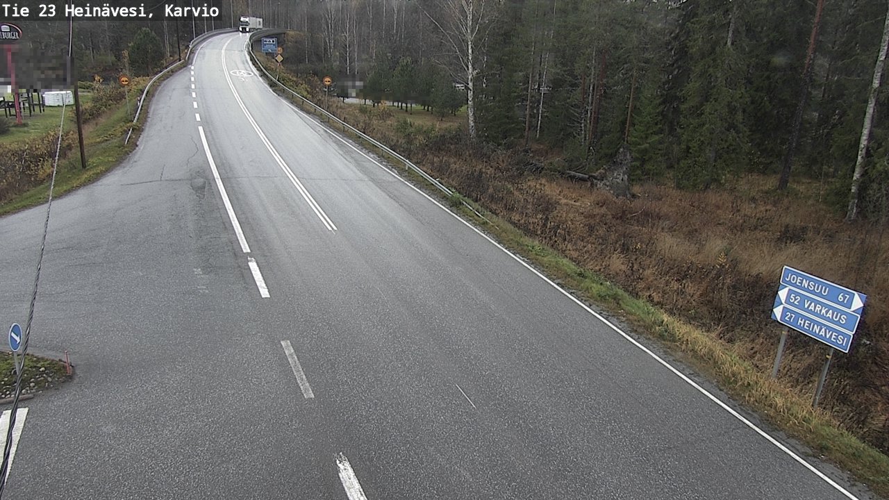 Kelikamerat Kuva Tie 23 Heinävesi, Karvio, Heinävesi, Pohjois-Karjala