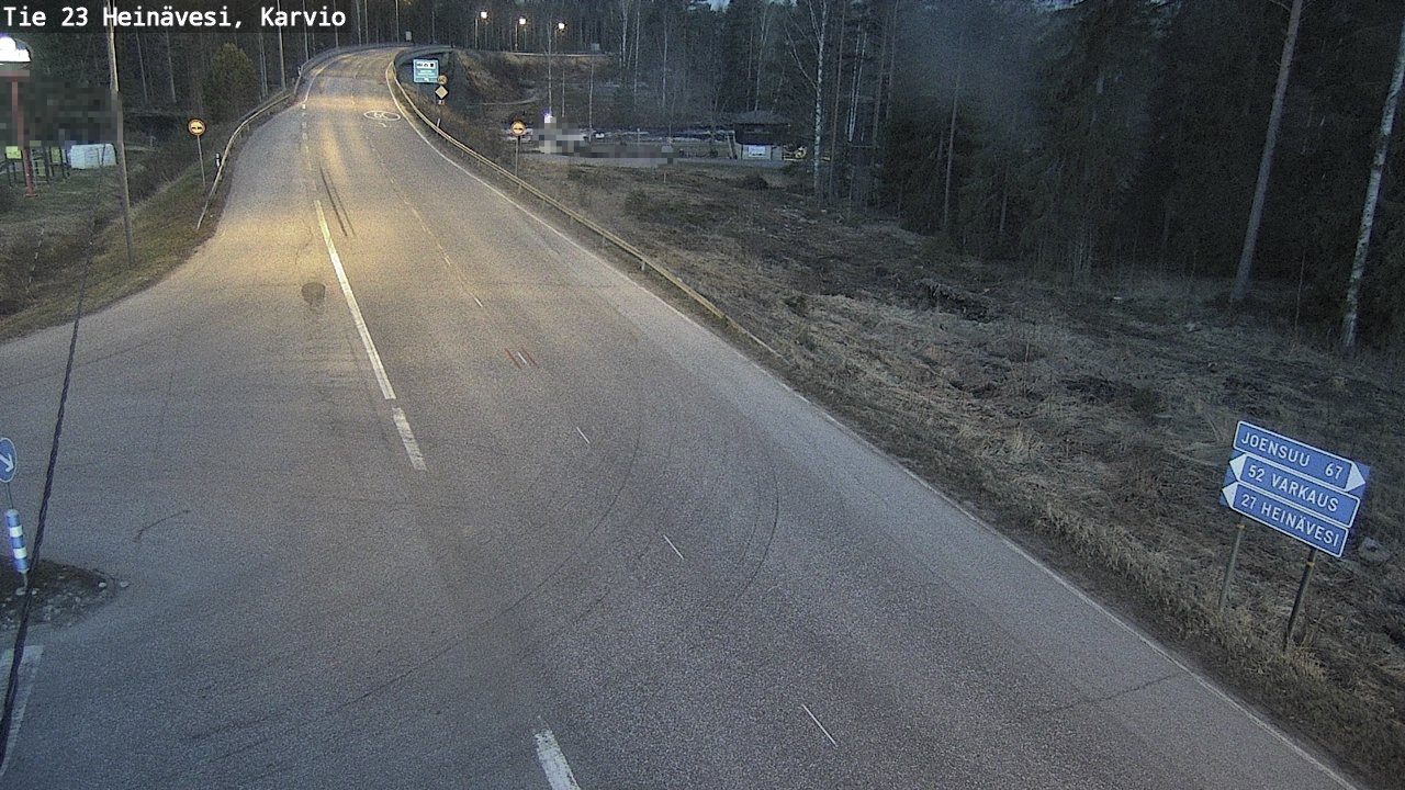 Kelikamerat Kuva Tie 23 Heinävesi, Karvio, Heinävesi, Pohjois-Karjala