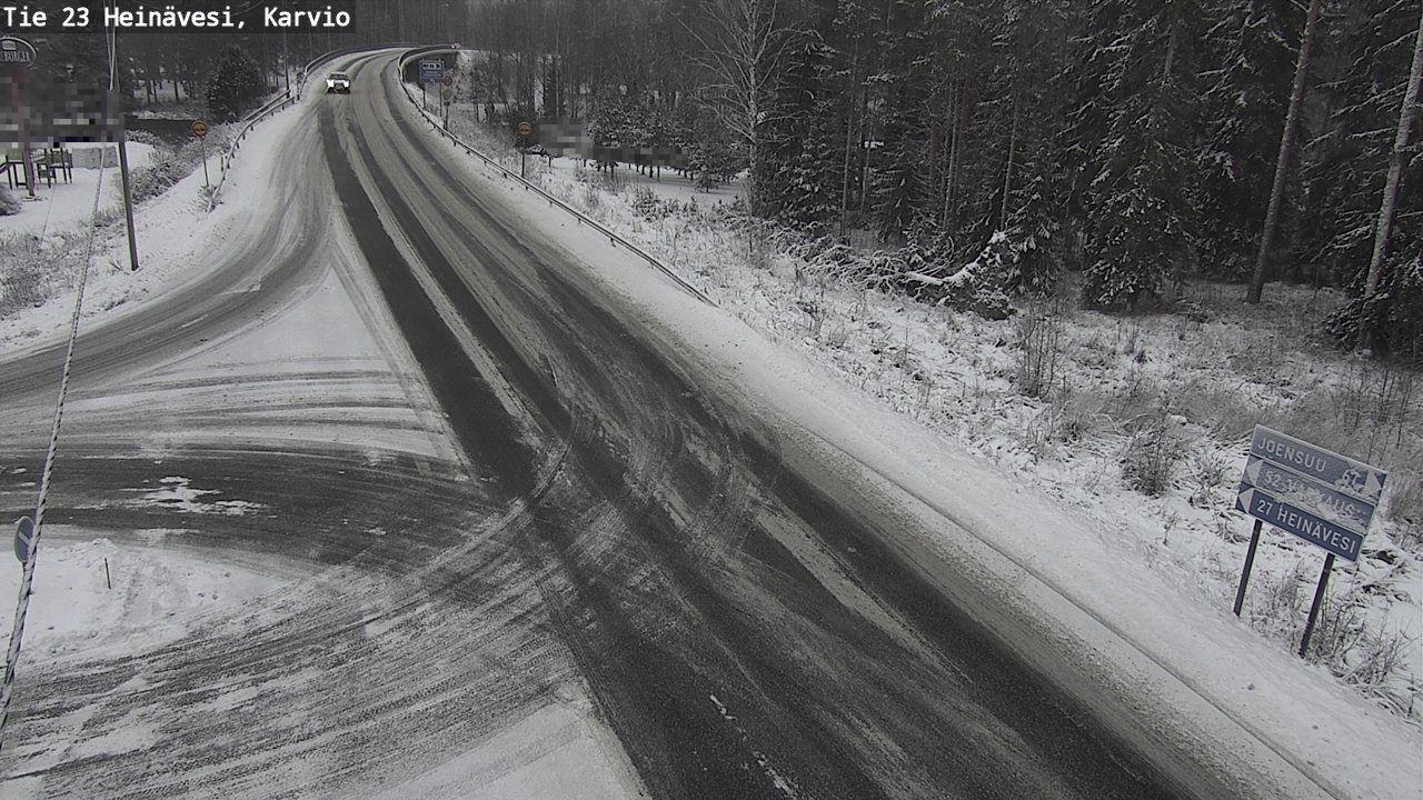 Weather Camera Image Väg 23 Heinävesi, Karvio, Heinävesi, Pohjois-Karjala