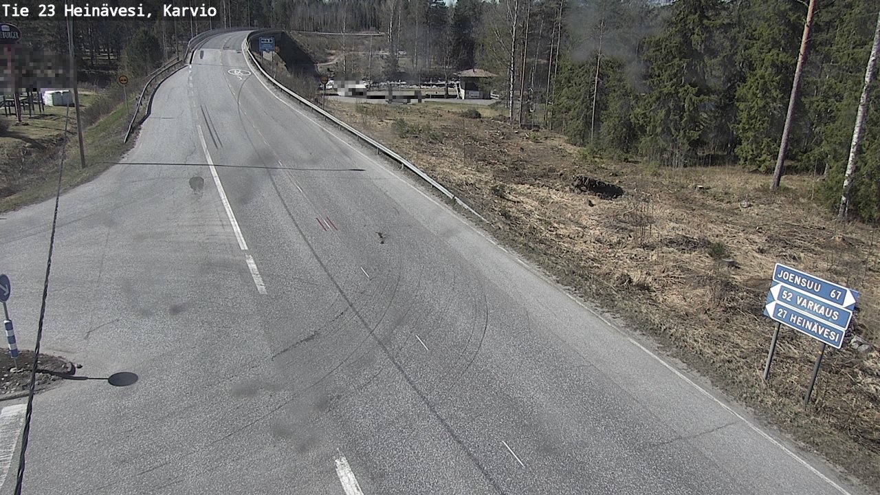 Weather Camera Image Road 23 Heinävesi, Karvio, Heinävesi, Pohjois-Karjala