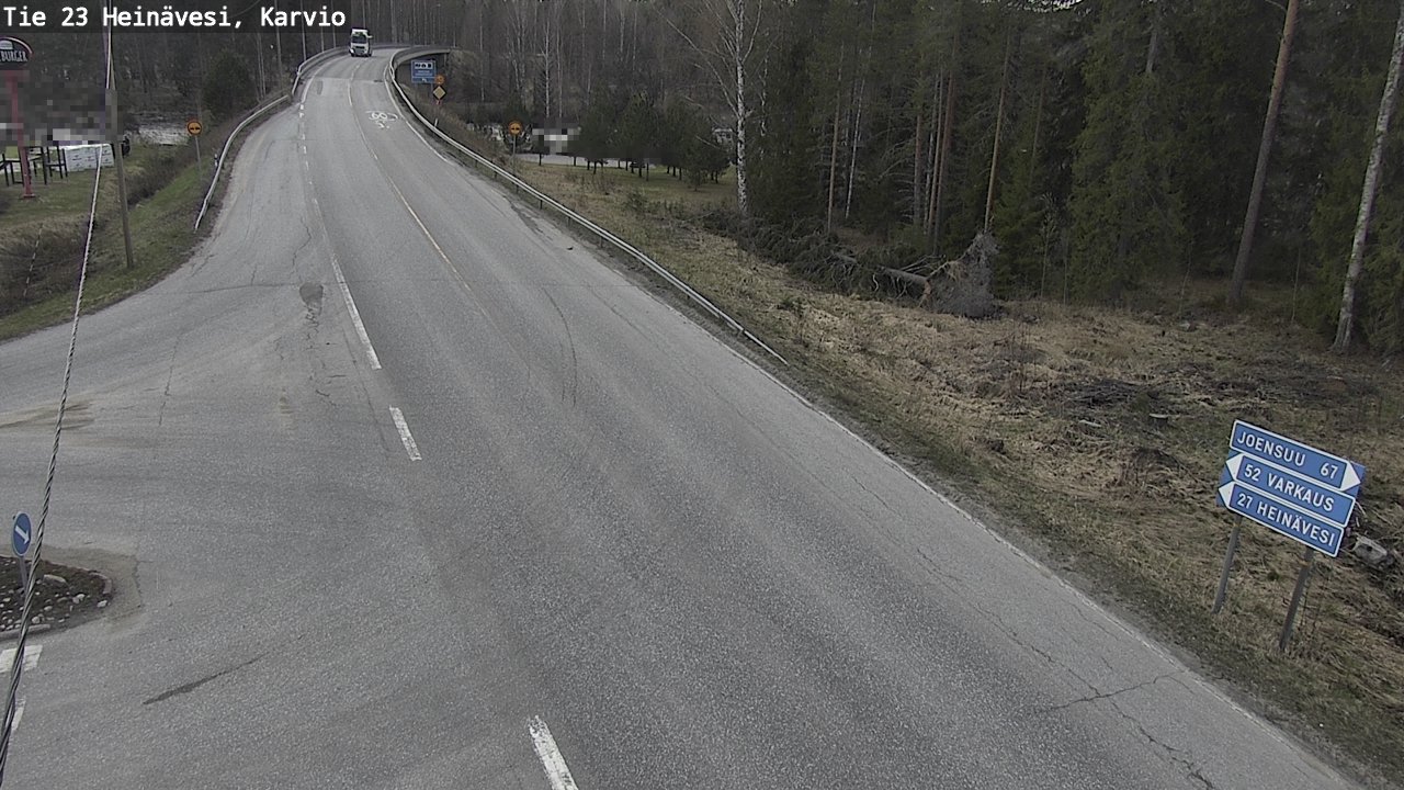Kelikamerat Kuva Tie 23 Heinävesi, Karvio, Heinävesi, Pohjois-Karjala