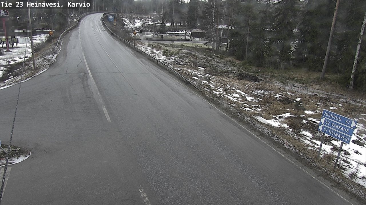 Kelikamerat Kuva Tie 23 Heinävesi, Karvio, Heinävesi, Pohjois-Karjala