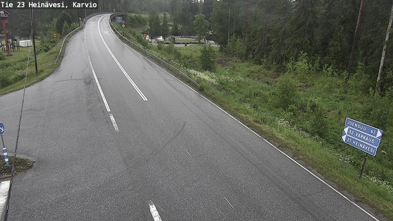 Kelikamerat Kuva Tie 23 Heinävesi, Karvio, Heinävesi, Pohjois-Karjala