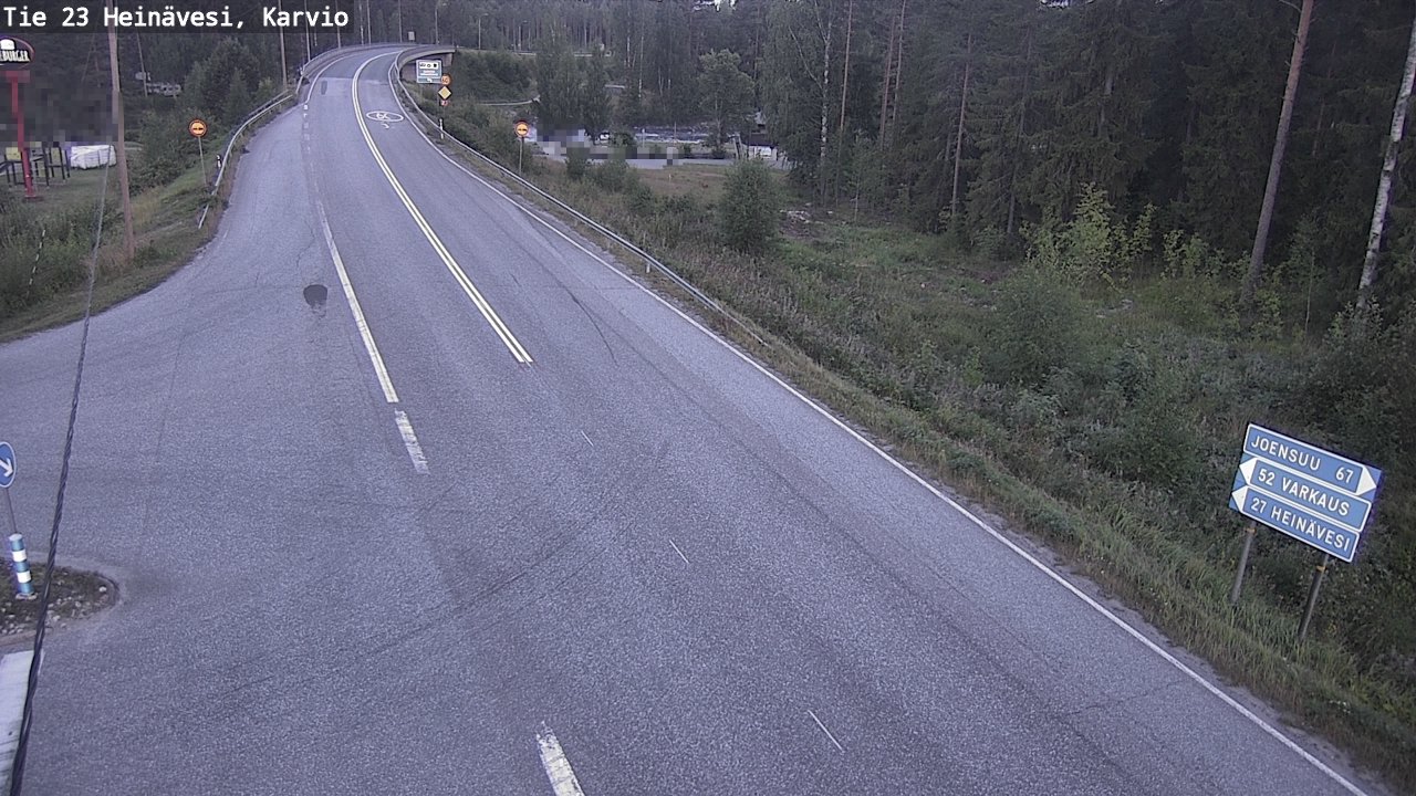 Kelikamerat Kuva Tie 23 Heinävesi, Karvio, Heinävesi, Pohjois-Karjala