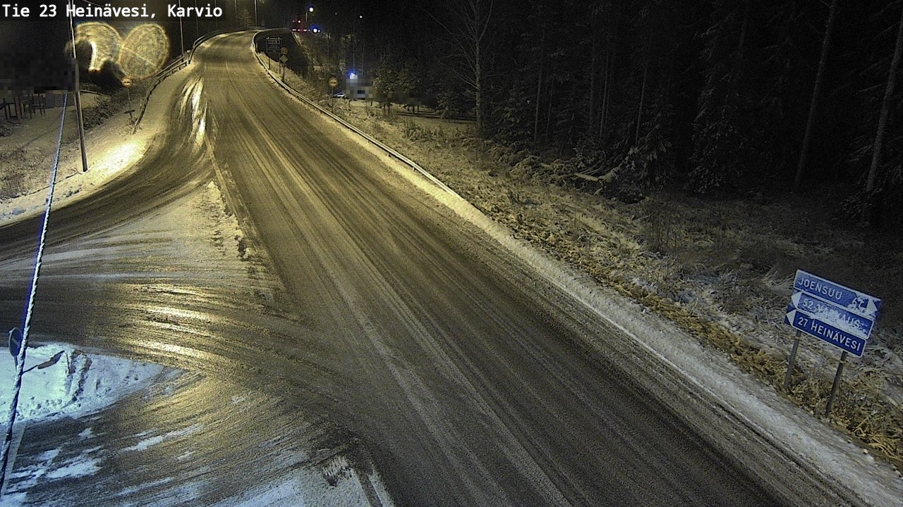 Weather Camera Image Väg 23 Heinävesi, Karvio, Heinävesi, Pohjois-Karjala