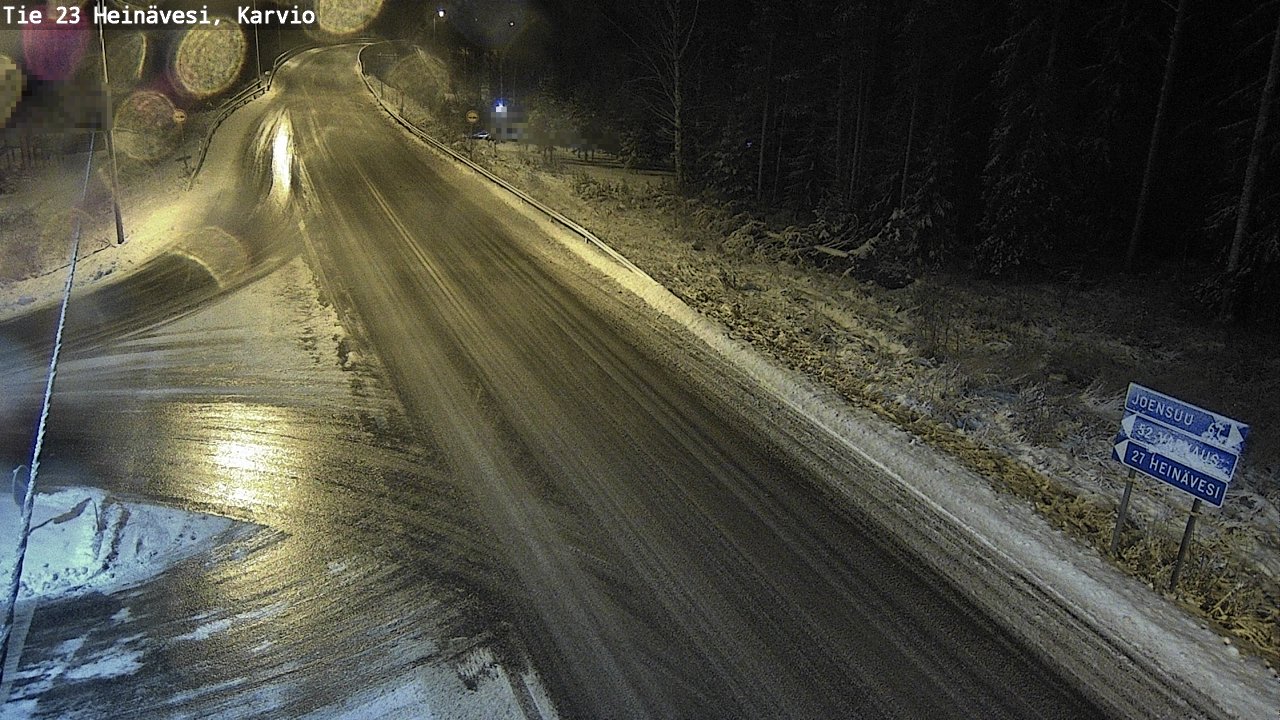 Weather Camera Image Väg 23 Heinävesi, Karvio, Heinävesi, Pohjois-Karjala