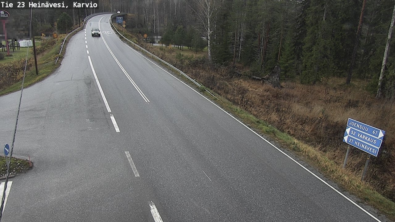 Kelikamerat Kuva Tie 23 Heinävesi, Karvio, Heinävesi, Pohjois-Karjala