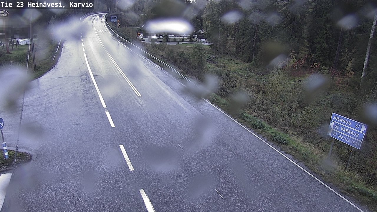 Weather Camera Image Väg 23 Heinävesi, Karvio, Heinävesi, Pohjois-Karjala