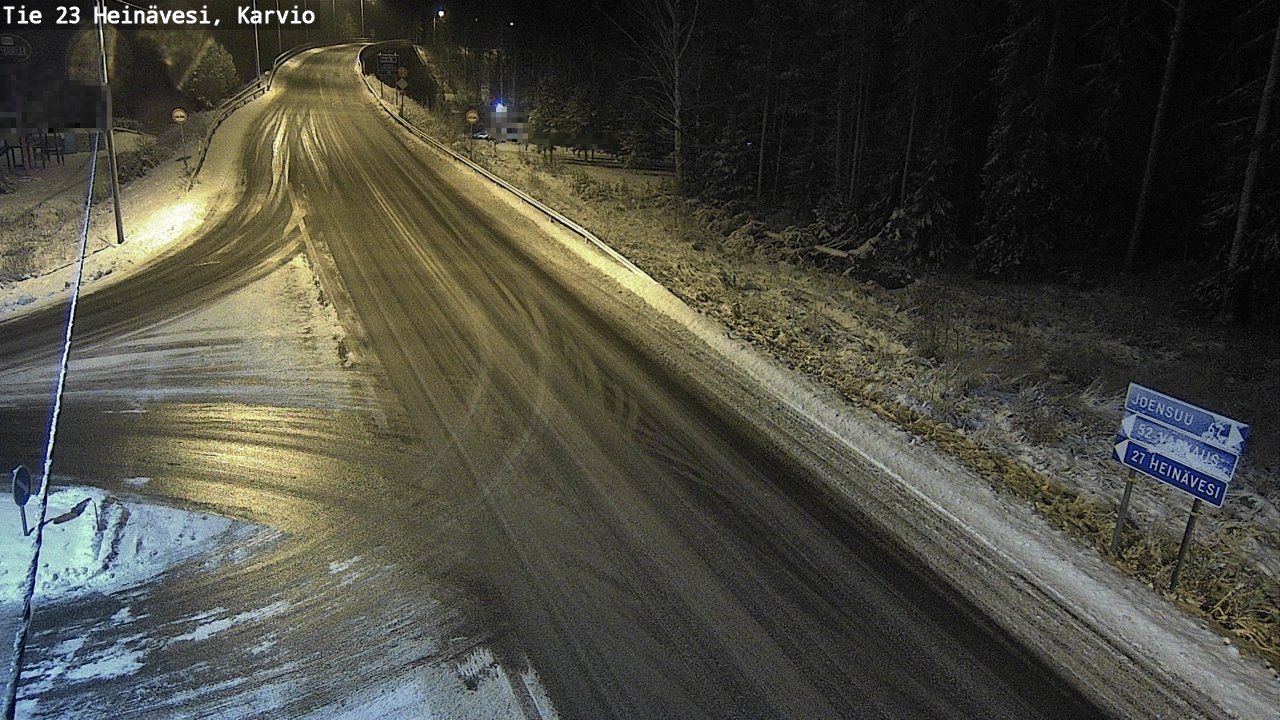 Weather Camera Image Väg 23 Heinävesi, Karvio, Heinävesi, Pohjois-Karjala
