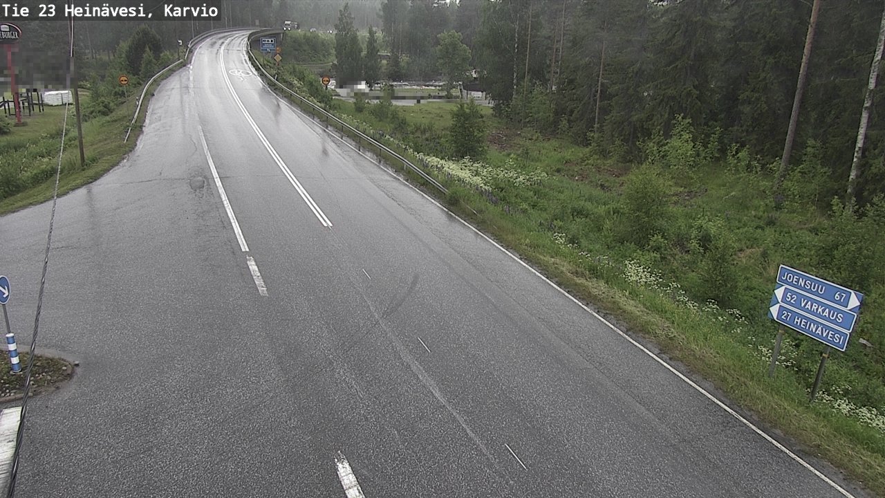 Kelikamerat Kuva Tie 23 Heinävesi, Karvio, Heinävesi, Pohjois-Karjala