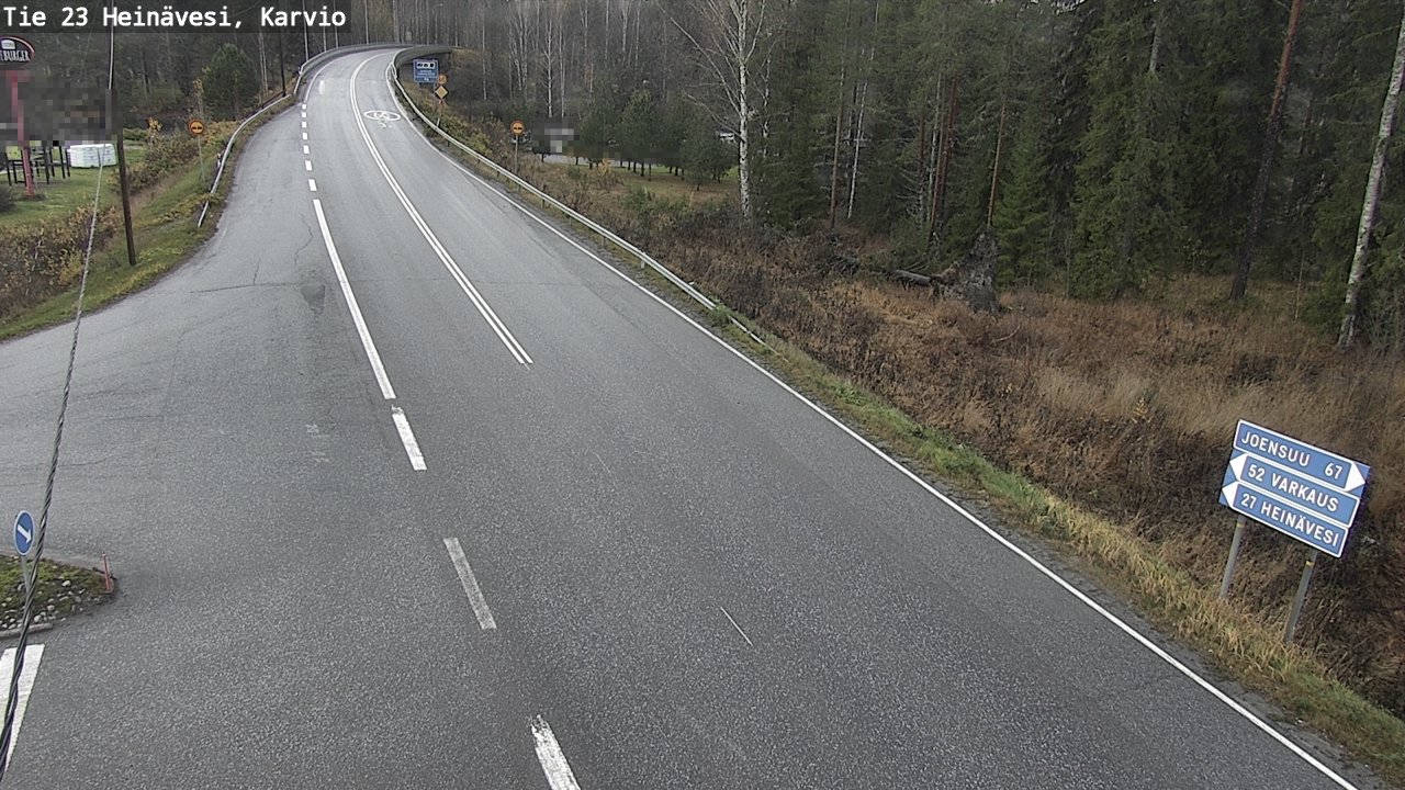 Kelikamerat Kuva Tie 23 Heinävesi, Karvio, Heinävesi, Pohjois-Karjala