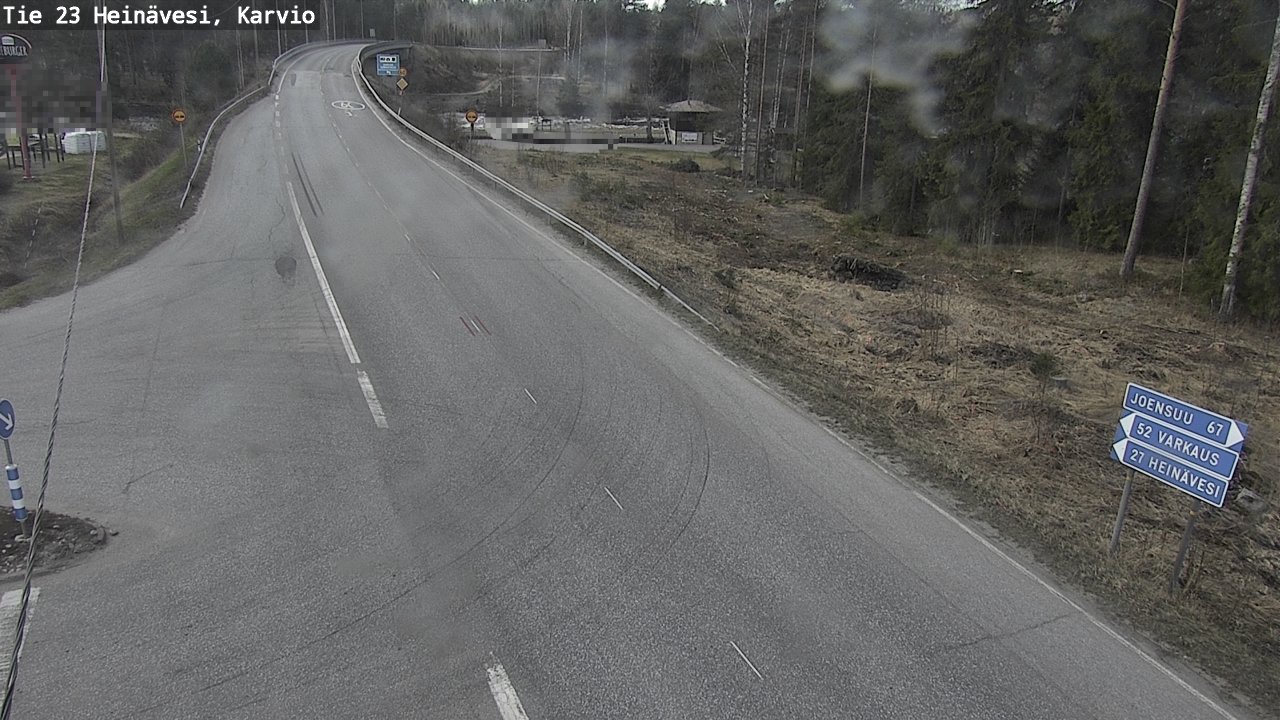 Kelikamerat Kuva Tie 23 Heinävesi, Karvio, Heinävesi, Pohjois-Karjala