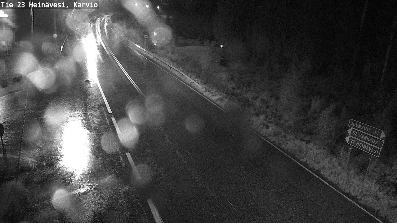 Weather Camera Image Väg 23 Heinävesi, Karvio, Heinävesi, Pohjois-Karjala