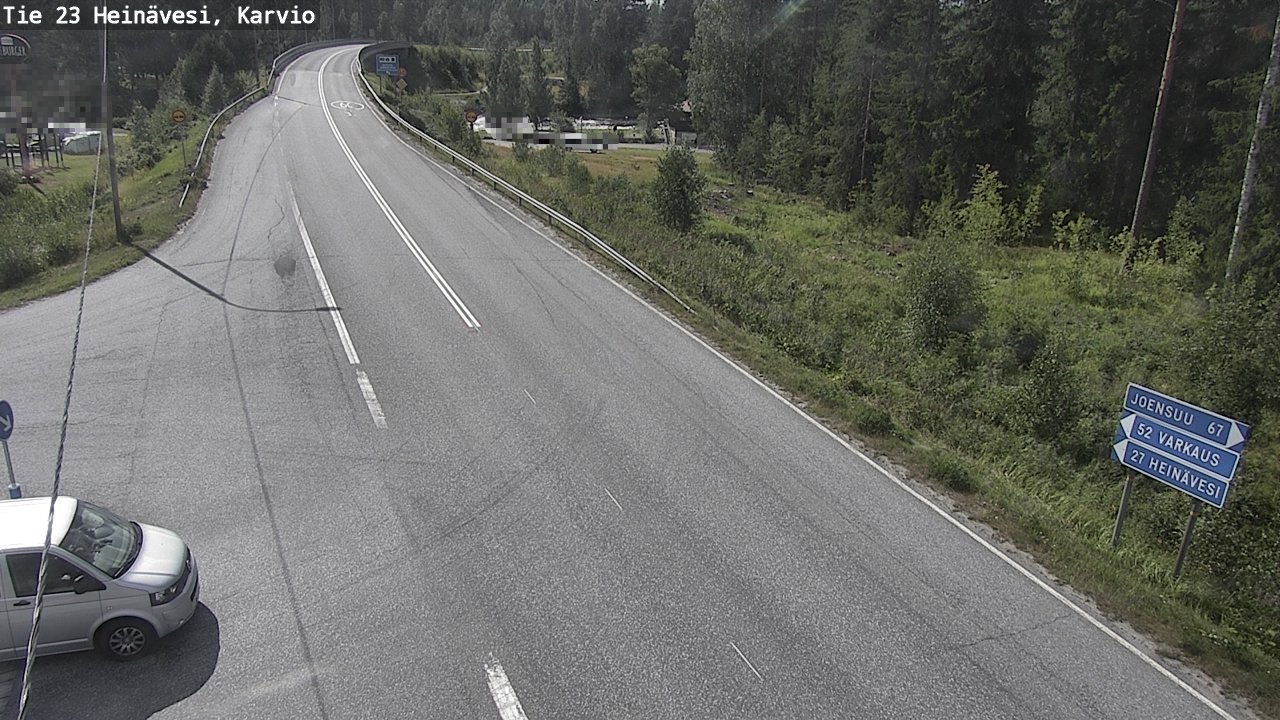Kelikamerat Kuva Tie 23 Heinävesi, Karvio, Heinävesi, Pohjois-Karjala