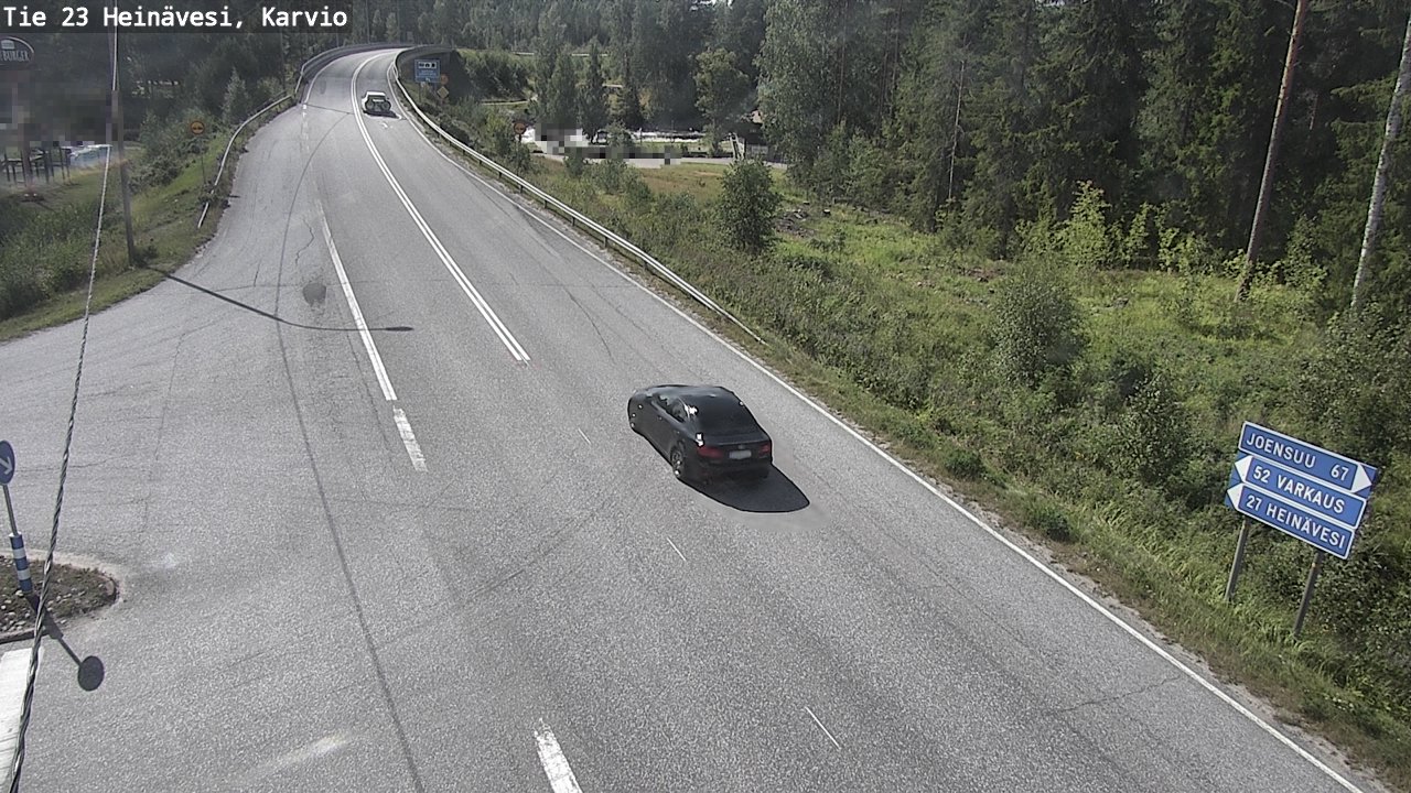 Kelikamerat Kuva Tie 23 Heinävesi, Karvio, Heinävesi, Pohjois-Karjala
