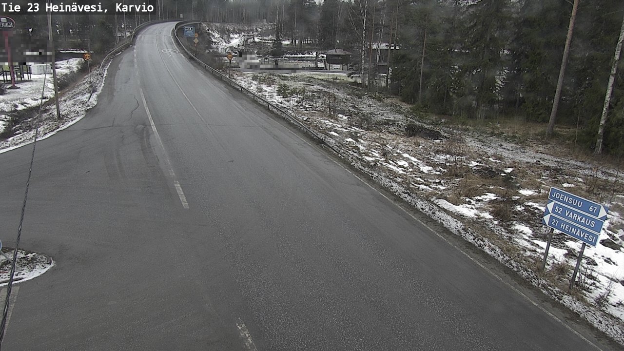Kelikamerat Kuva Tie 23 Heinävesi, Karvio, Heinävesi, Pohjois-Karjala