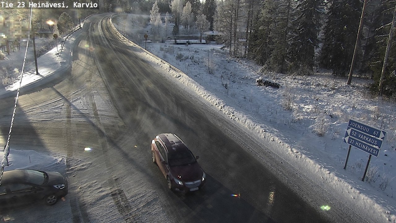 Kelikamerat Kuva Tie 23 Heinävesi, Karvio, Heinävesi, Pohjois-Karjala