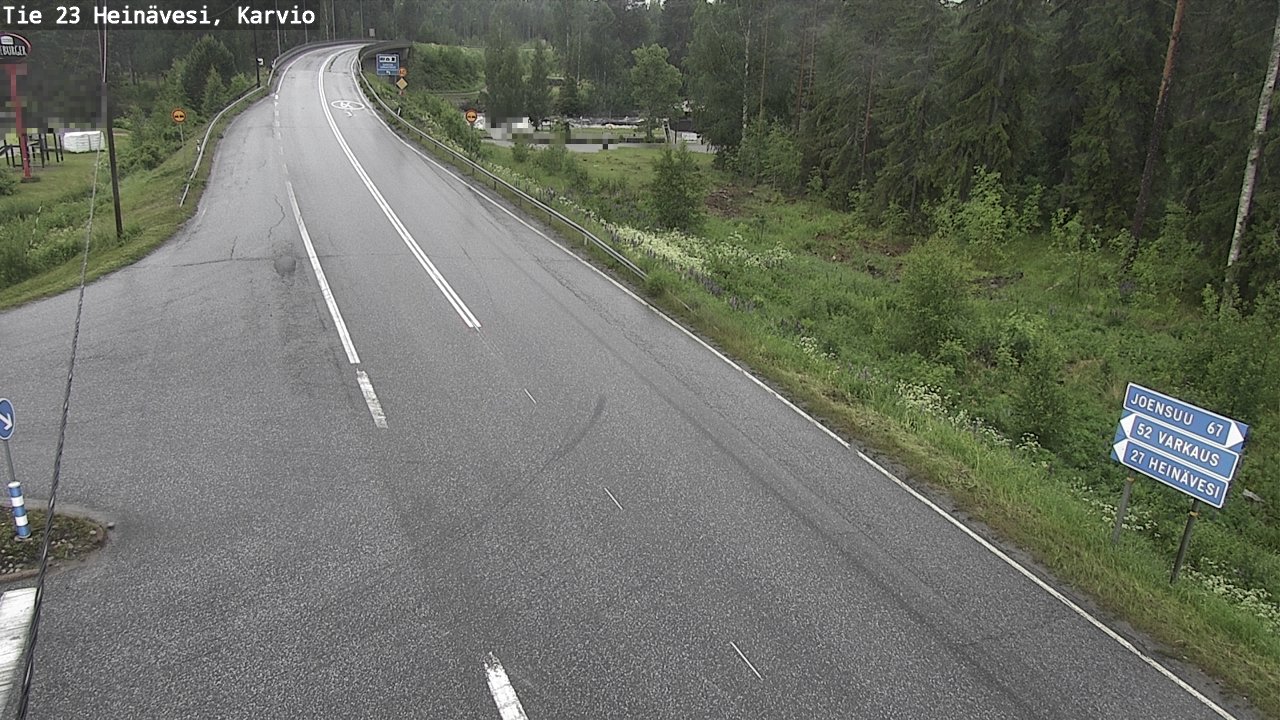 Kelikamerat Kuva Tie 23 Heinävesi, Karvio, Heinävesi, Pohjois-Karjala