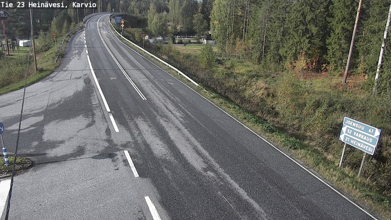 Kelikamerat Kuva Tie 23 Heinävesi, Karvio, Heinävesi, Pohjois-Karjala