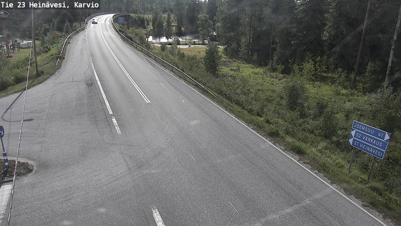 Kelikamerat Kuva Tie 23 Heinävesi, Karvio, Heinävesi, Pohjois-Karjala