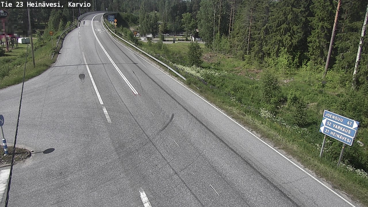 Kelikamerat Kuva Tie 23 Heinävesi, Karvio, Heinävesi, Pohjois-Karjala