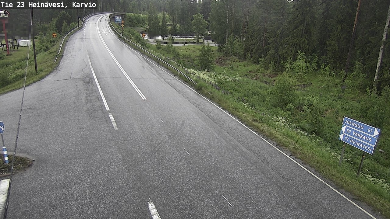 Kelikamerat Kuva Tie 23 Heinävesi, Karvio, Heinävesi, Pohjois-Karjala