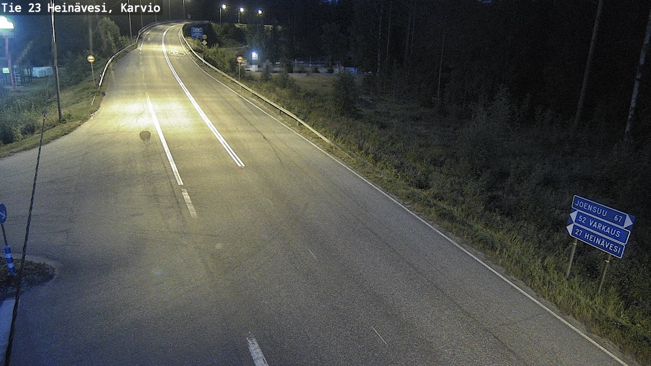 Kelikamerat Kuva Tie 23 Heinävesi, Karvio, Heinävesi, Pohjois-Karjala