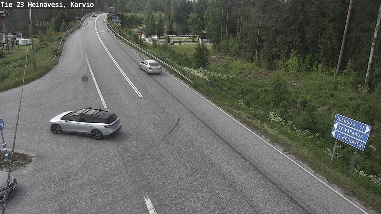 Kelikamerat Kuva Tie 23 Heinävesi, Karvio, Heinävesi, Pohjois-Karjala