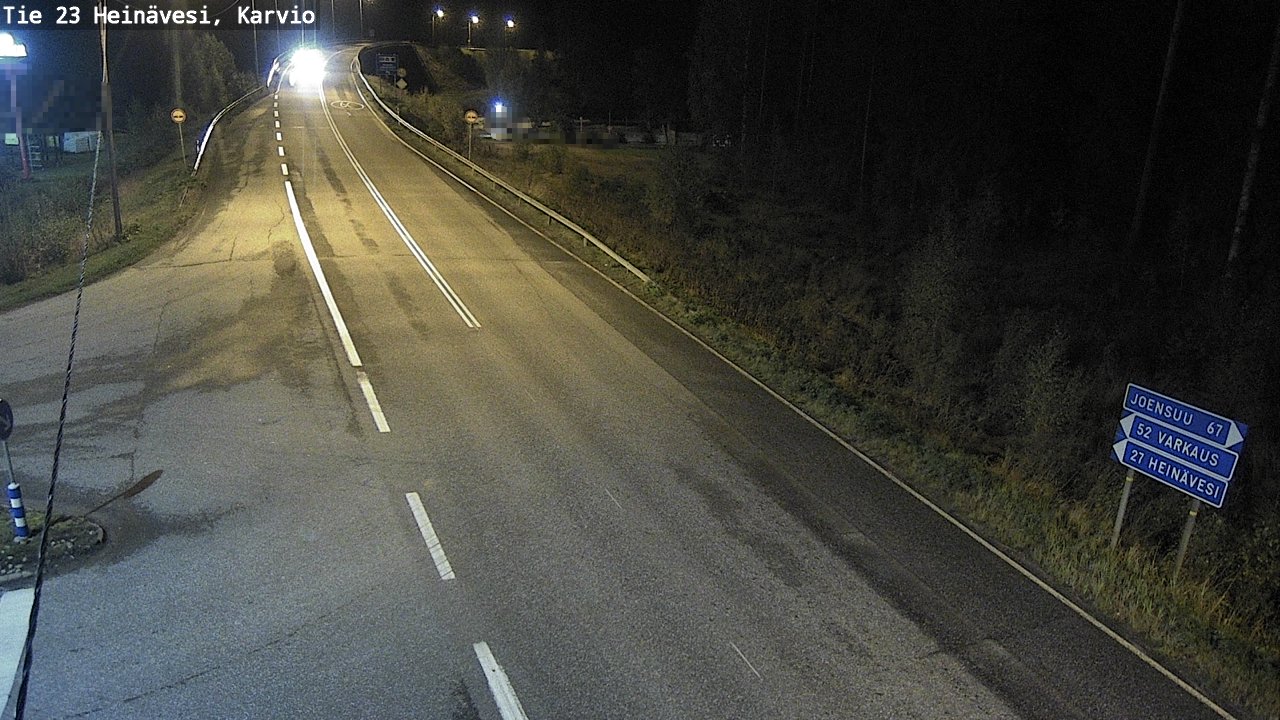 Weather Camera Image Väg 23 Heinävesi, Karvio, Heinävesi, Pohjois-Karjala
