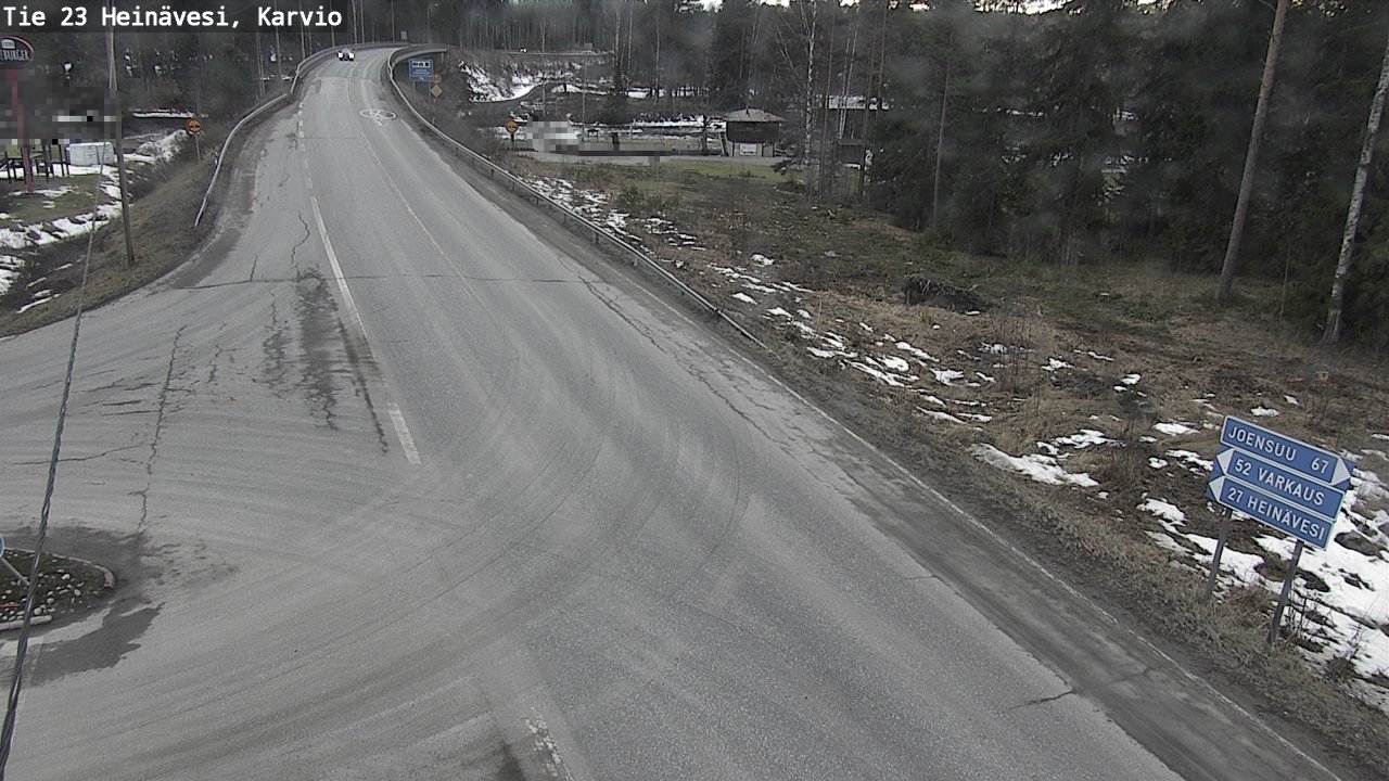 Kelikamerat Kuva Tie 23 Heinävesi, Karvio, Heinävesi, Pohjois-Karjala